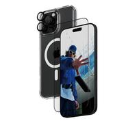 Pellicola protettiva PanzerGlass per iPhone 16 Pro Max, anti-bolle, in vetro temperato anti-impronte