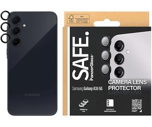 PELLICOLA PROTETTIVA PANZERGLASS SAFE. by PG Camera Protector Samsung New A34 5G Black