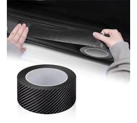 Pellicola Protettiva per Battitacco Auto in Fibra di Carbonio per Jeep Avenger (20232025 2026), Nastro Adesivo AntiGraffio e Resistente, Protezione Vernice per Paraurti,10CM*1000CM