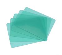 Pellicola protettiva per casco da saldatura, anti schizzi, copertura per lenti in policarbonato, confezione da 5, trasparente, per maschera oscurante, varie dimensioni (115 x 88 mm)