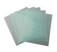 Pellicola protettiva per casco da saldatura, anti schizzi, copertura per lenti in policarbonato, confezione da 5, trasparente, per maschera oscurante, varie dimensioni (133 x 114 mm)