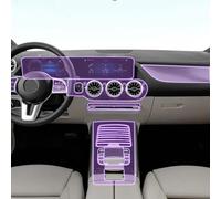 Pellicola protettiva per console centrale interna auto, trasparente, in TPU PPF, antigraffio, per Mercedes-Benz GLA H247 2020-2022 (stile E)
