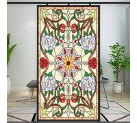 Pellicola protettiva per finestre in vetro macchiato, effetto statico per finestre, rivestimenti per finestre, rivestimento in vetro, decorazione per porte e porte 60 x 160 cm
