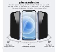 Pellicola protettiva per la privacy, confezione da 2, compatibile con iPhone 11 Pro Max, elevata privacy per iPhone 12 Pro Max, nasconde le