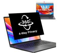 Pellicola protettiva per la privacy per computer portatile a 360° (proporzioni 16:9), schermo rimovibile per computer portatile, protezione privacy per Lenovo HP, Dell, Acer, Asus, Thinkpad Envy Xps