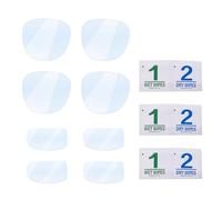 Pellicola protettiva per occhiali dal design sottile, per una migliore trasmissione della luce e superfici pulite