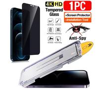 Pellicola protettiva per privacy, include kit di installazione, compatibile con 17 Pro Max/17 Pro/17 Air/17/16 Pro Max/16 Plus/16E, durezza 9H+, anti-sbirciatura, anti-graffio, protezione totale, senz