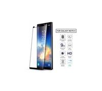 Pellicola protettiva per schermo HD curva 3D per Galaxy Note9 in vetro temperato effetto fibra di carbonio, colore nero