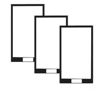 Pellicola protettiva per schermo in vetro temperato per insta360 X5 per x4, resistente ai graffi 9H, pellicola per display LCD ultra HD Trasparenza Touch Sensitive Guard 2,5 pollici, 3 pezzi