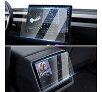 Pellicola protettiva per schermo radio in vetro temperato antiriflesso per Tesla Model 3 Highland 2024, 2025, touchscreen da 15,4 pollici e scher