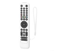 Pellicola protettiva per telecomando TCL RC716 RC833, colore: bianco | Silicone antiurto, protezione dalle cadute, resistente ai graffi, pulsante preciso per l'accesso, include cordino