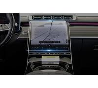 Pellicola protettiva SATIS compatibile con 2023 EQE350 EQE500 S500 S580 EQS450 MBUX touchscreen da 32,5 cm, anti graffio, senza bolle, vetro temperato durezza 9H