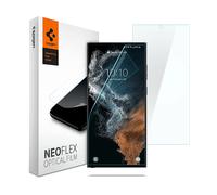 Spigen NeoFlex Pellicola compatibile con Samsung Galaxy S22 Ultra, 2 Pezzi, TPU, Applicazione Bagnata, Alta Reattività, Custodia Compatibile, Anti-graffio