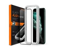 PELLICOLA PROTETTIVA SPIGEN AGL00098 - Vetro temperato, durezza 9H, 0,2 mm, auto-allineante per iPhone 11 Pro Max