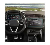 Pellicola Protettiva Strumenti Per VW Per Tiguan Per Line 2021 Cruscotto Navigazione Auto Pellicola Protettiva In Vetro Temperato Per Schermo LCD(Gps and instrument)