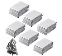 Pellicola Riflettente,6 Pezzi Coperta Calda Dimensioni 211x160 cm - Conservatore di Calore per la Crescita delle Piante | Per Camping Esterno Serra Escursionismo Tendalino Coltivazione Giardino Soprav