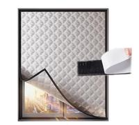 Pellicola riflettente a isolamento termico, barriera radiante per la privacy di finestre, soffitta, bagno, lucernario, facile installazione con pellicola adesiva