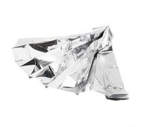 Pellicola riflettente per la crescita delle piante con materiale in poliestere adatta per serre, tende, uso in giardino e isolamento di sopravvivenza nella natura selvaggia (140 cm x 210 cm)