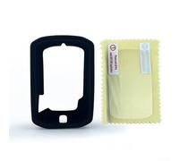 Pellicola schermo HD e custodia protettiva in silicone per Bryton Rider 15 Neo Bike Computer Performance Support (nero)