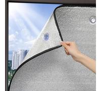 Pellicola solare riflettente per finestre, doppia pellicola isolante in alluminio, per bolle d'aria, oscuramento totale, protezione dagli sguardi indiscreti, per cucina, balcone, camera da letto (120