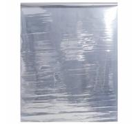 Pellicola solare statica, riflettente, argentata, in PVC, 45 x 2000 cm, con effetto a specchio, per finestre, antiriflesso, protezione UV, protezione termica, autoadesiva, per ufficio, bagno, porte in
