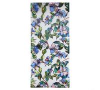 Pellicola statica floreale per finestre, per decorare la casa, migliora la privacy pur consentendo la luce naturale, materiale PVC (43 x 100 cm)