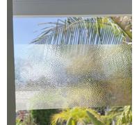 Pellicola statica per finestre, 28 x 28 cm, per privacy, blocco UV e controllo del calore su vetro del bagno e della porta (6 pezzi)