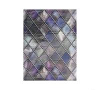 Pellicola statica per la privacy, motivo mosaico satinato, per finestre e finestre, in PVC, adesivo decorativo (45 x 58 cm)