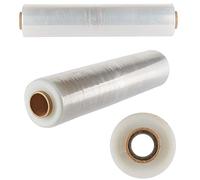 Pellicola termoretraibile trasparente (400 mm x 200 m/34 micron) resistente e resistente pellicola elastica per traslochi industriali e traslochi