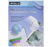 Pellicola trasparente Apollo Laser OHP 8 1/2 x 11, confezione da 50