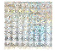 Pellicola trasparente colorata per finestre 30-75CM Window Privacy Film Rainbow Static Cling Sticker 3D Frosted Vinyl Glass Decal Transparent Anti Look Bathroom