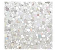 Pellicola trasparente colorata per finestre 30-75CM Window Privacy Film Rainbow Static Cling Sticker 3D Frosted Vinyl Glass Decal Transparent Anti Look Bathroom
