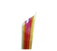 Pellicola trasparente colorata per finestre Holographic Clear Window Film Iridescent Dichroic Decorative Glass Sticker Self-Adhesive Cellophane Roll