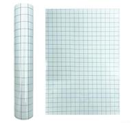 Pellicola trasparente di trasferimento in vinile per trasferimento di adesivi ed emblemi dal design facile da staccare per progetti creativi (30 x 20 cm, grigio)