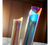Pellicola trasparente Dichroic Dicroica adesiva arcobaleno per vetrate che cambi