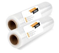 Pellicola Trasparente per Imballaggio, Plastica per Imballaggio Traslochi, Pellicola Trasparente Protettiva, Pellicola Imballaggio Mobili, Scatole Cartone Trasloco e Oggetti - Ofituria (2 pz - Basic)