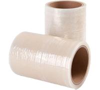Pellicola usa e getta per scarpe, rotolo di ricambio, larghezza 15 cm, membrana di ricarica per dispenser automatico di coperture per scarpe (B) (15 cm, 2 rotoli)