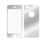 Pellicola VETRO FULL BODY retro specchio+display trasparente per iPhone SE 5 5S