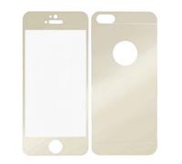 Pellicola VETRO FULL BODY retro specchio+display trasparente per iPhone SE 5 5S
