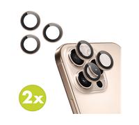 PELLICOLA VETRO IMOSHION Protezione per lente fotocamera 2 pezzi per Compatibile con modelli iPhone 16 Pro Max / iPhone 16 Pro