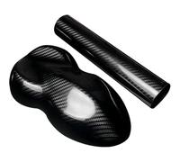 Pellicola vinilica in fibra di carbonio ad alta lucentezza, pellicola autoadesiva in PET senza bolle, impermeabile, for decorazioni di auto, moto e laptop, 1 rotolo(6d large grid,50x100cm)