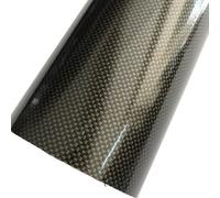 Pellicola Wrapping Auto 50x300 cm Oro Diagonale 2D Fibra di carbonio Lucida Fibra di carbonio Pellicola vinilica Pellicola avvolgente for auto con rilascio d'aria Pellicola Adesiva Per Auto(Gold Squar