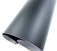 Pellicola Wrapping Auto Pellicola vinilica nera opaca for auto, pellicola adesiva for console, computer, telefono, laptop, decalcomania, accessori for motociclette(30cm X 152cm)