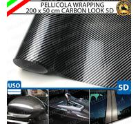 PELLICOLA WRAPPING CARBON LOOK PER MINI COOPER F65 5D INTERNO ESTERNO 50X200CM