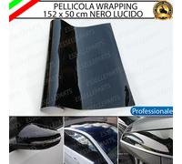 PELLICOLA WRAPPING NERO LUCIDO PER NISSAN 200SX S14 INTERNO ESTERNO
