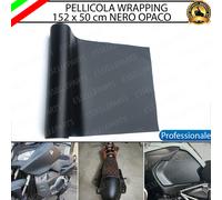 PELLICOLA WRAPPING NERO OPACO PER HUSQVARNA TR 650 152 X 50cm TERMOFORMABILE