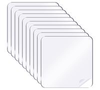 Pellicole adesive doppia faccia trasparenti per uso generico, 6x6 cm, 150 pz