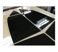 Pellicole Adesive Posteriori per Oscuramento Vetri Pre Tagliate a Misura Compatibili con Abarth 500 595 695 Vetri auto su misura, 05% MOLTO SCURA