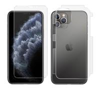 Pellicole antibatteriche frontale e posteriore per iPhone 11 Pro Trasparenti