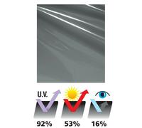 Pellicole atermiche oscuranti vetri auto 300x75cm trasp. 20% Grey